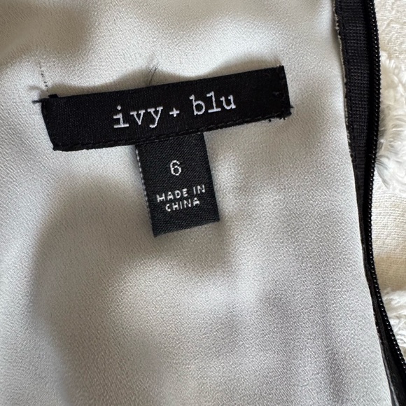 Black Dress sleeveless with black mesh - Picture 4 of 5